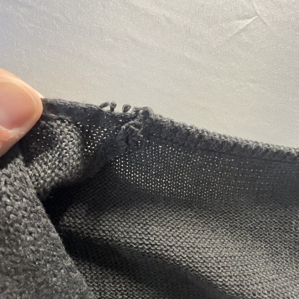Cupshe One More Drawstring Sweater Dress Dark gray Size M BNWT 1 Flaw See Pics‎ - Picture 10 of 13